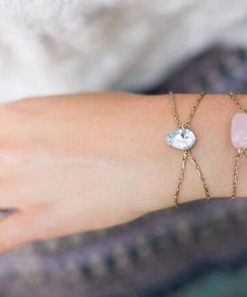 rhinestone bracelet