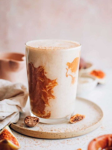 Almond Butter Smoothie with Fig