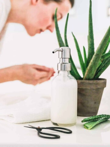 How to use aloe face wash recipe at home
