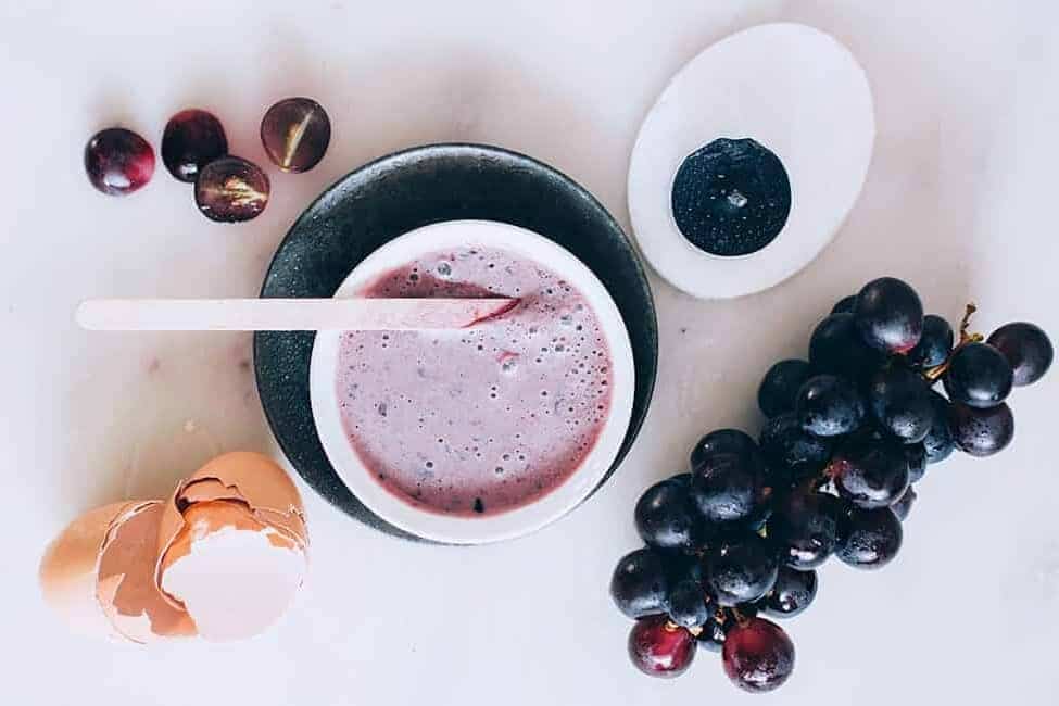 Grape and Egg White face mask recipe