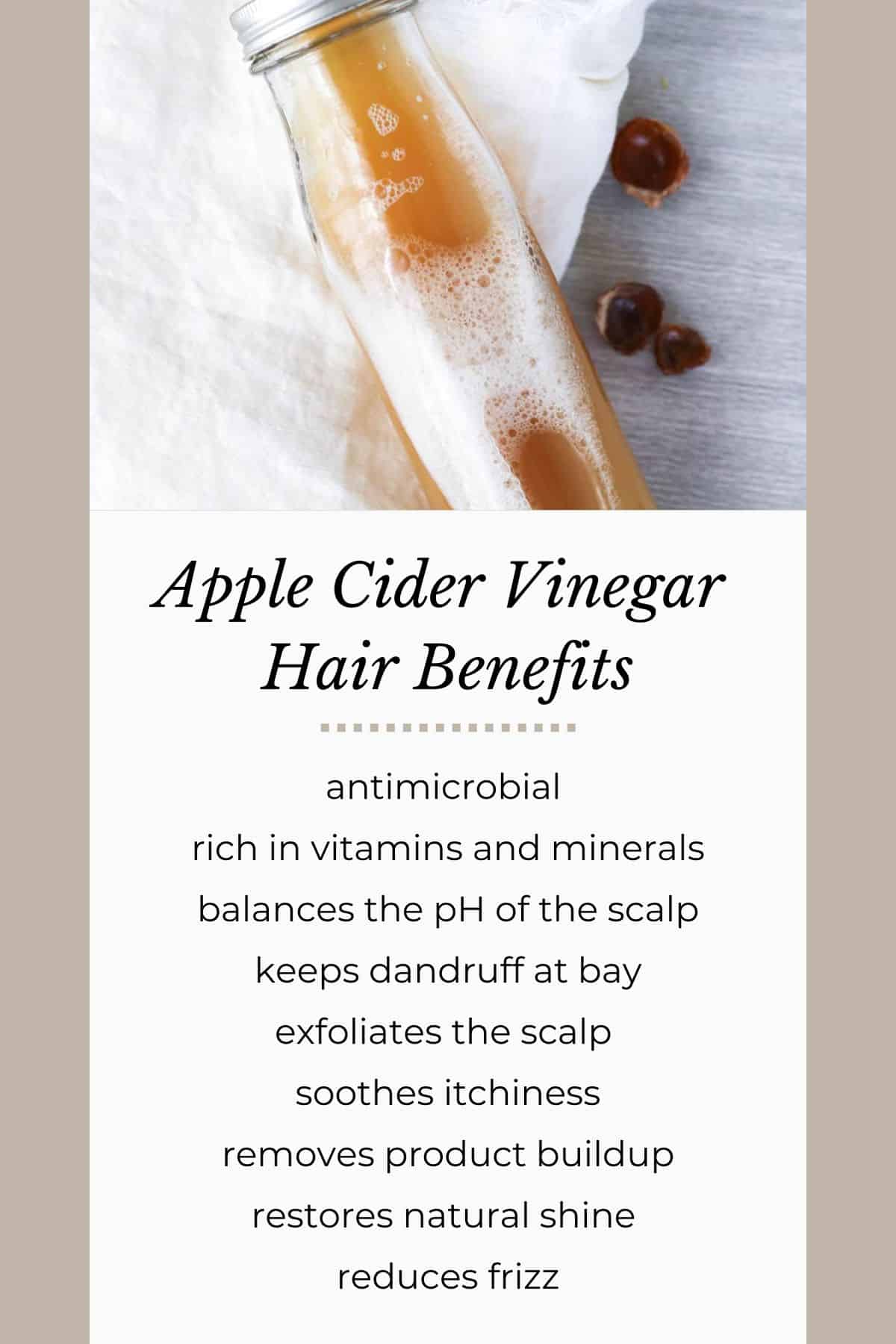 Apple Cider Vinegar Hair Benefits