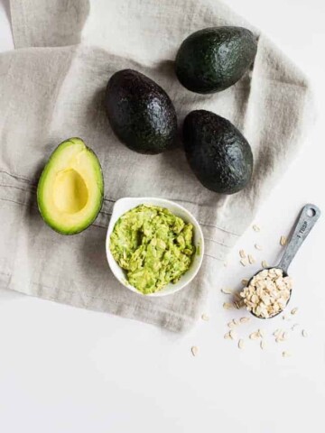 Avocado Oatmeal Facial Mask | Homemade Glow