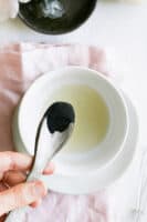 Charcoal aloe mask