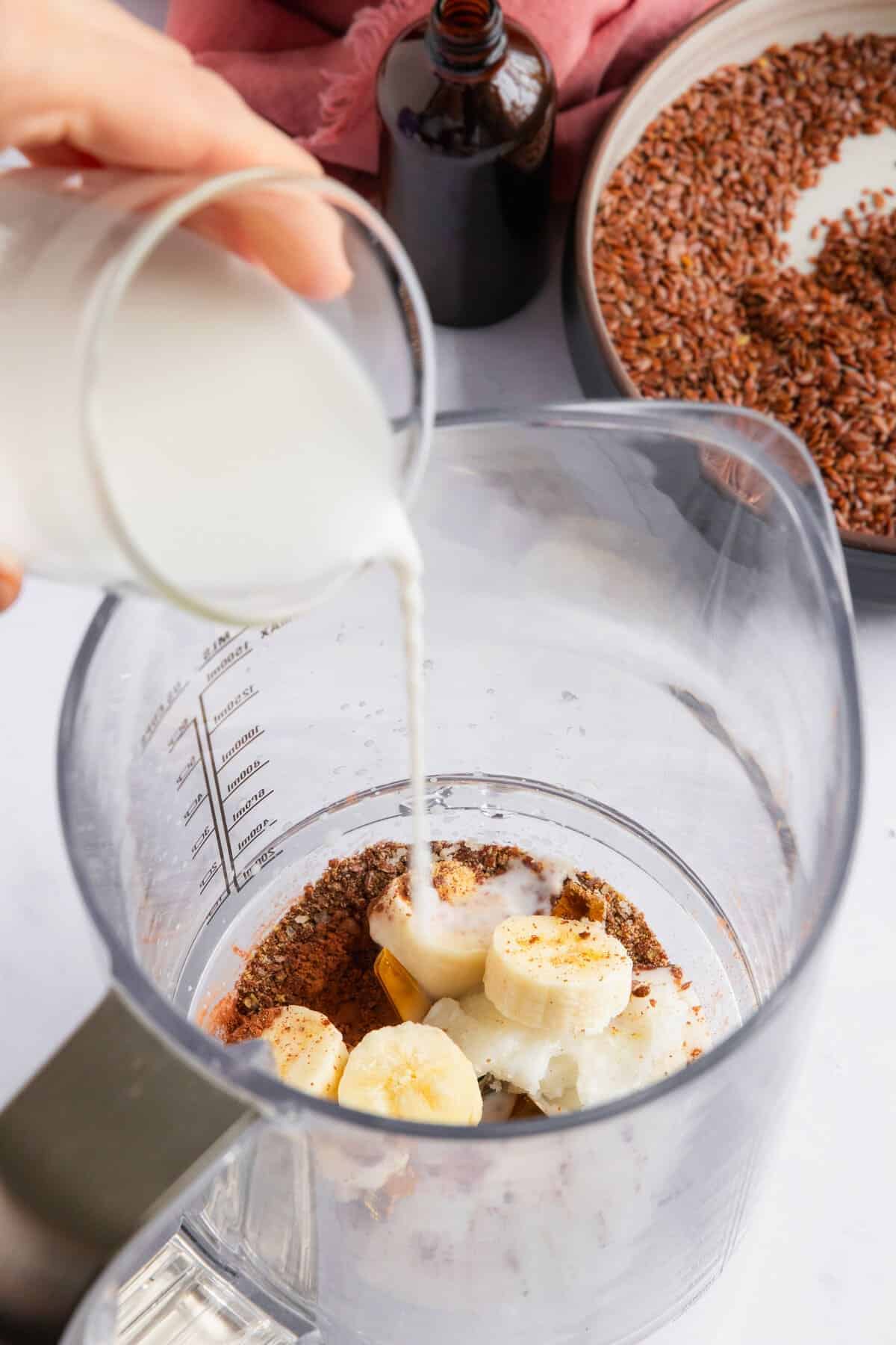 Chocolate Flax Milk with Maca