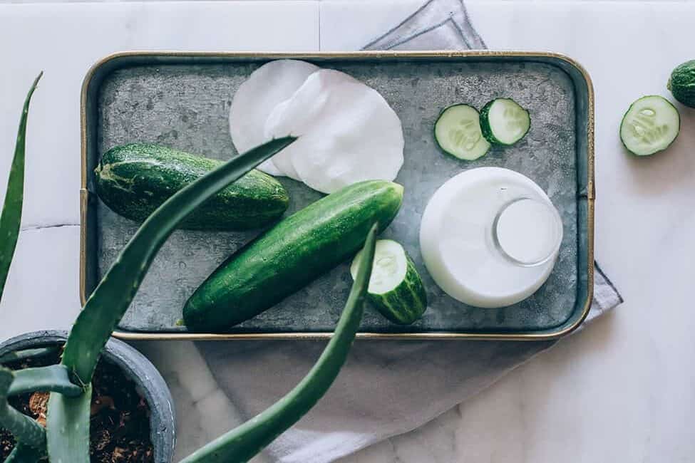 Cucumber lotion