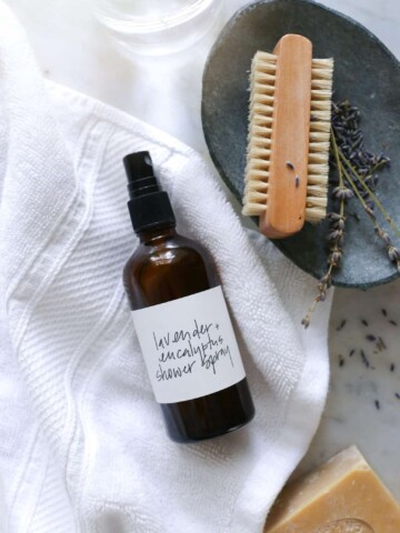 Lavender and Eucalyptus Shower Spray Recipe