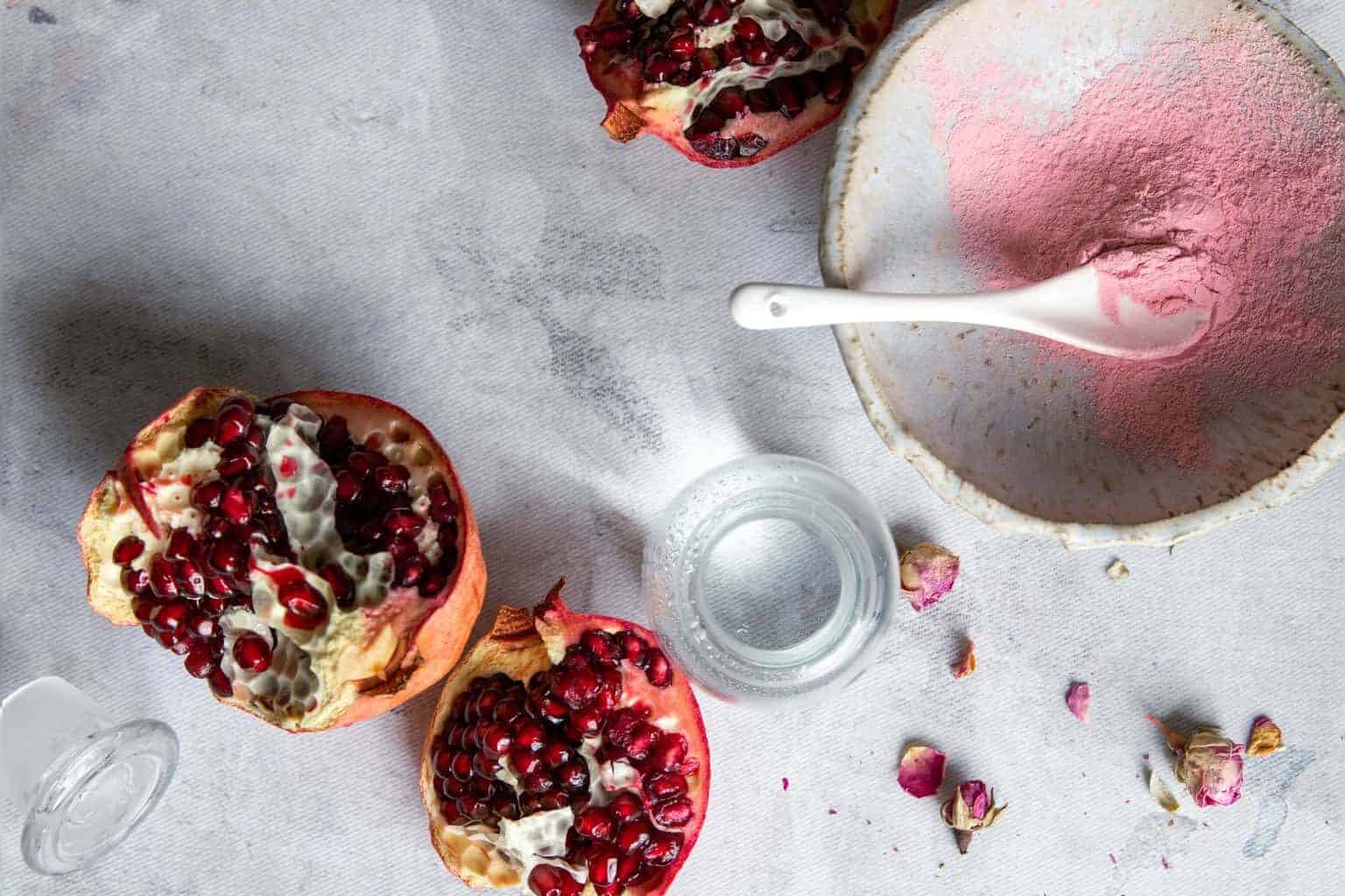Acne-Fighting Pomegranate Peel Scrub