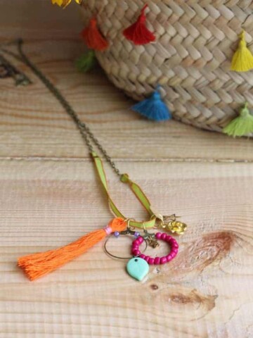DIY Necklace with Charms | 
