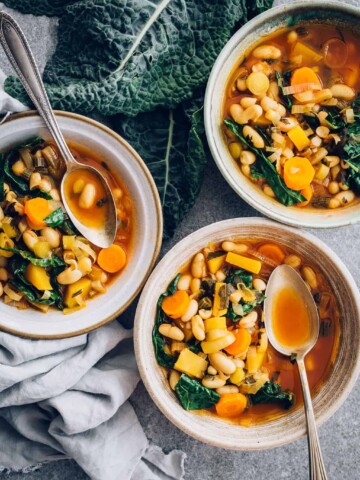 white bean vegetable soup