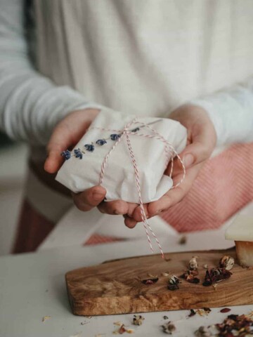 DIY Laundry Bar Soap with Essential Oils