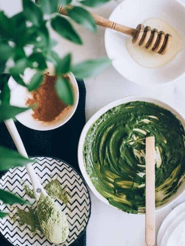 Matcha + Green Tea Face Mask Recipes