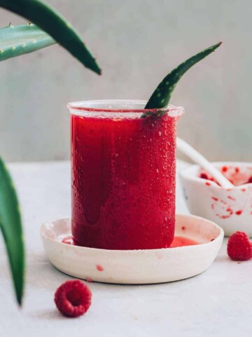 Raspberry Aloe Water