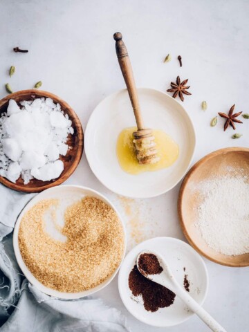 Sugar Scrub Cube Ingredients