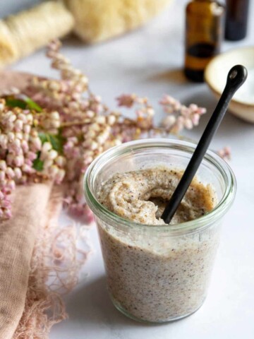 Whipped Sugar Scrub Recipe with Shea Butter and coconut oil