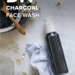 DIY Charcoal Face Wash - Homemade Glow