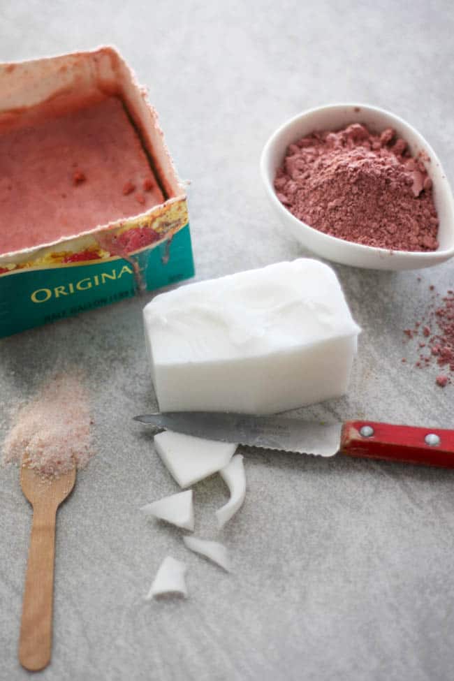 How to make homemade clay soap with pink clay
