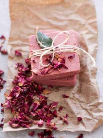 Rosewater & pink clay soap | How to use rosewater | Homemade Glow