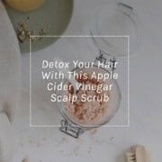 Scalp scrub with ACV