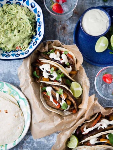 Sheet Pan Veggie Fajitas