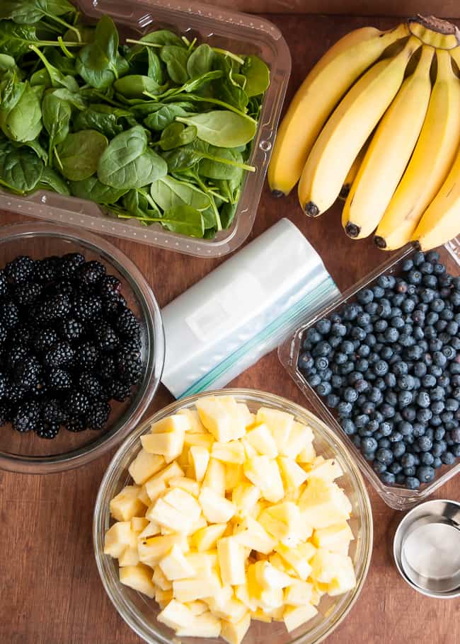 DIY Green Smoothie ingredients | 