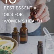 Essential oils for women's health